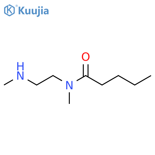 Pentanoic acid methyl-(2-methylamino-ethyl)-amide structure