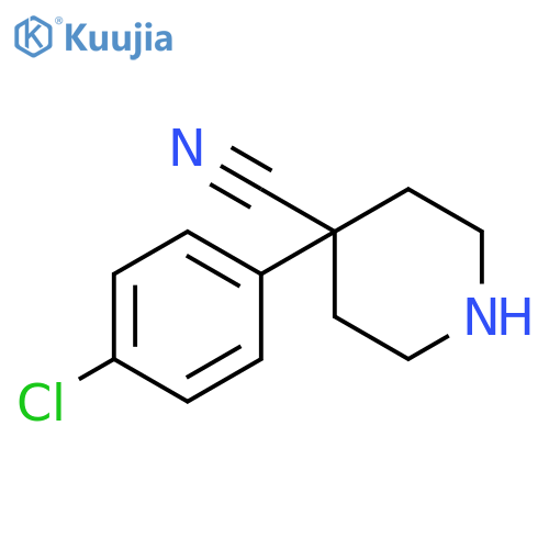 4-(4-Chlorophenyl)piperidine-4-carbonitrile structure