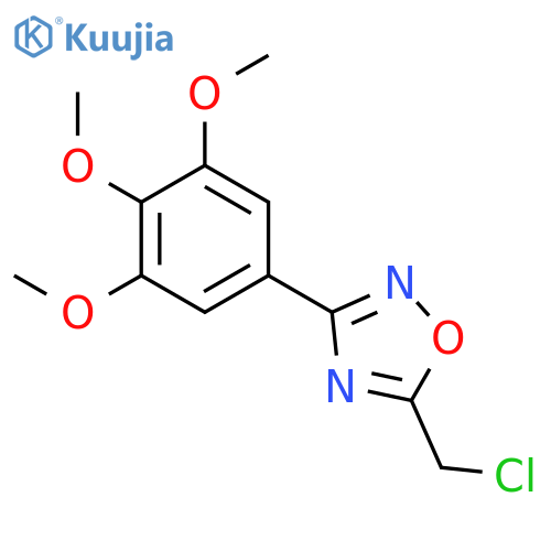 5-(Chloromethyl)-3-(3,4,5-trimethoxyphenyl)-1,2,4-oxadiazole structure