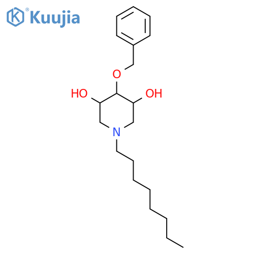 3,5-Piperidinediol, 1-octyl-4-(phenylmethoxy)- structure