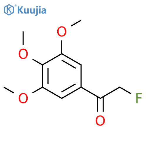 ETHANONE, 2-FLUORO-1-(3,4,5-TRIMETHOXYPHENYL)- structure