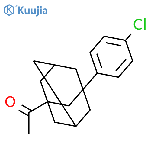 ETHANONE, 1-[3-(4-CHLOROPHENYL)TRICYCLO[3.3.1.13,7]DEC-1-YL]- structure