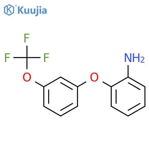 Benzenamine, 2-[3-(trifluoromethoxy)phenoxy]- structure