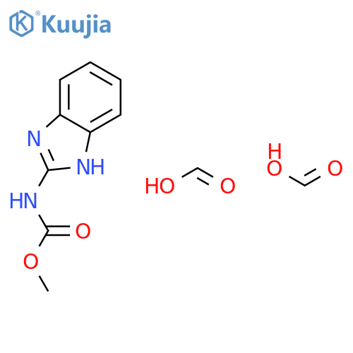 FORMIC ACID, COMPD. WITH METHYL N-1H-BENZIMIDAZOL-2-YLCARBAMATE(2:1) structure