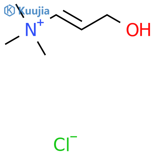 [(E)-3-Hydroxyprop-1-enyl]-trimethylazanium;chloride structure