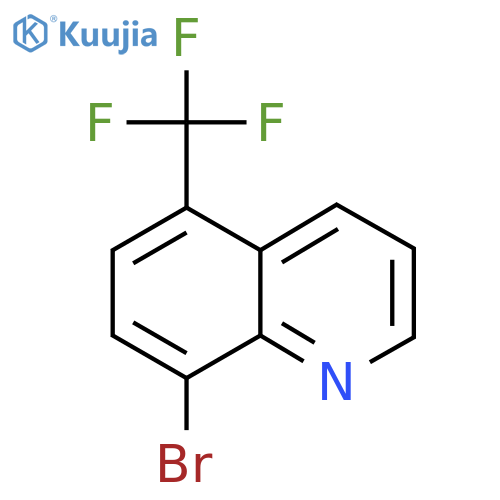 8-Bromo-5-(trifluoromethyl)quinoline structure