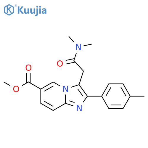 Zolpidem 6-Carboxylic Acid Methyl Ester structure