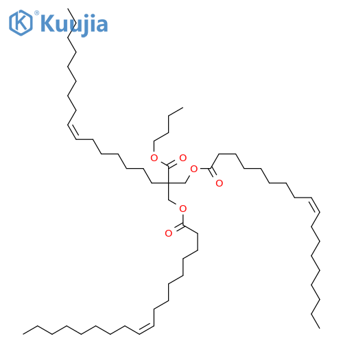 2,2-bis[[(Z)-octadec-9-enoyl]oxymethyl]butyl (Z)-octadec-9-enoate structure