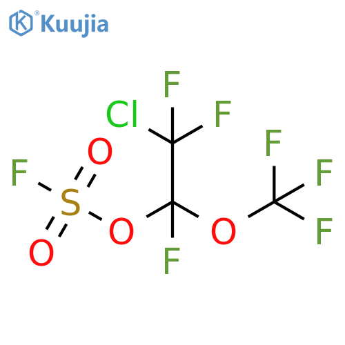 Fluorosulfuric acid, 2-chloro-1,2,2-trifluoro-1-(trifluoromethoxy)ethylester structure