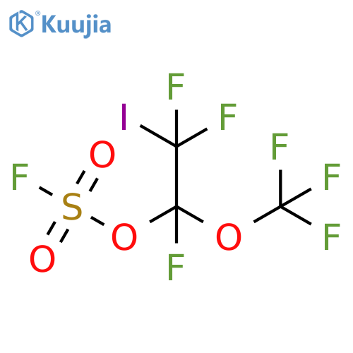 Fluorosulfuric acid, 1,2,2-trifluoro-2-iodo-1-(trifluoromethoxy)ethyl ester structure