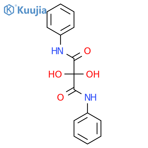 PROPANEDIAMIDE, 2,2-DIHYDROXY-N,N'-DIPHENYL- structure