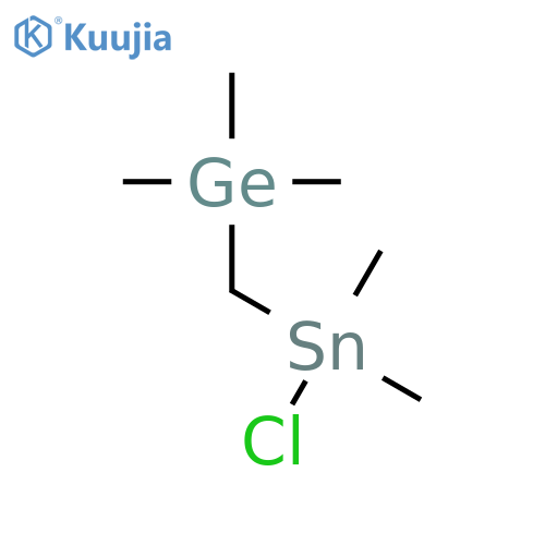Germane, [(chlorodimethylstannyl)methyl]trimethyl- structure
