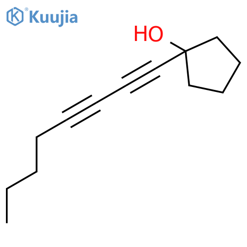 CYCLOPENTANOL, 1-(1,3-OCTADIYNYL)- structure