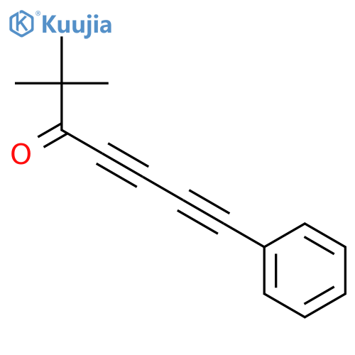 4,6-Heptadiyn-3-one, 2,2-dimethyl-7-phenyl- structure