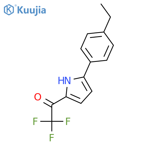 ETHANONE, 1-[5-(4-ETHYLPHENYL)-1H-PYRROL-2-YL]-2,2,2-TRIFLUORO- structure