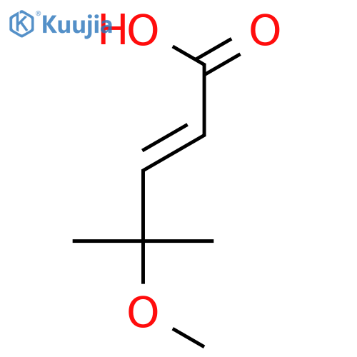 4-methoxy-4-methylpent-2-enoic acid structure