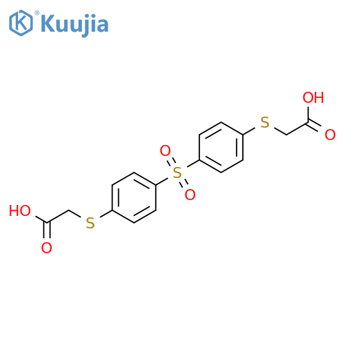 Acetic acid, 2,2'-[sulfonylbis(4,1-phenylenethio)]bis- structure