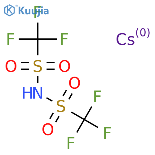 Cesium(I) Bis(trifluoromethanesulfonyl)imide structure