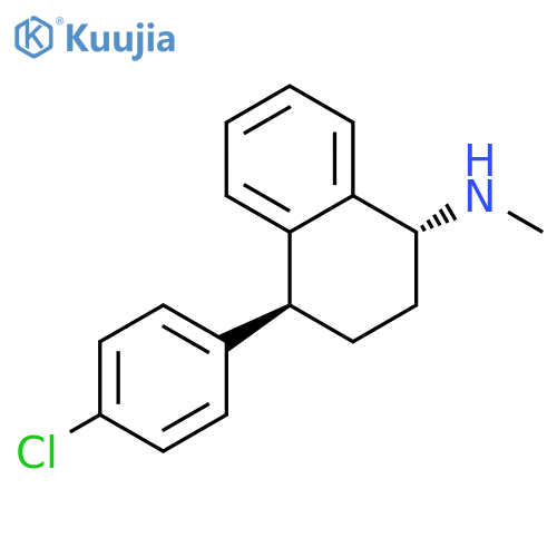 rac-trans-3-Dechloro Sertraline Hydrochloride structure