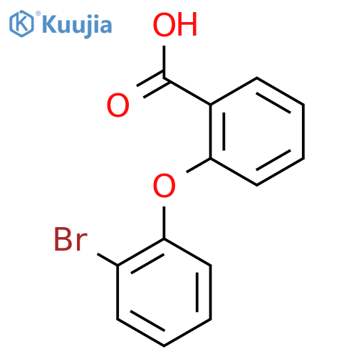Benzoic acid, 2-(2-bromophenoxy)- structure