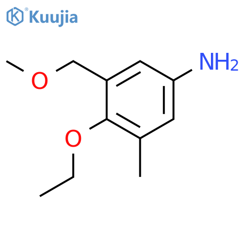 BENZENAMINE, 4-ETHOXY-3-(METHOXYMETHYL)-5-METHYL- structure