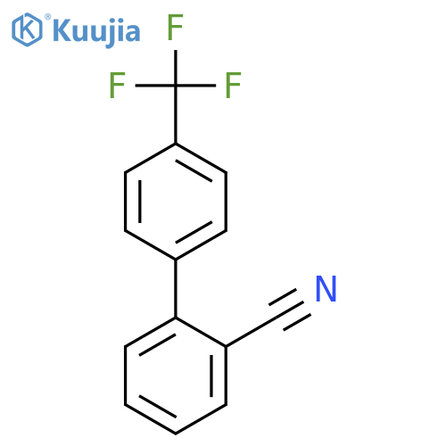 2-4-(Trifluoromethyl)phenylbenzonitrile structure