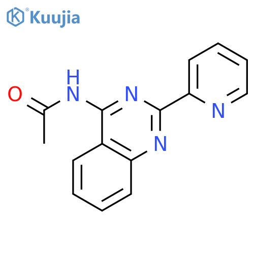 Acetamide, N-[2-(2-pyridinyl)-4-quinazolinyl]- structure