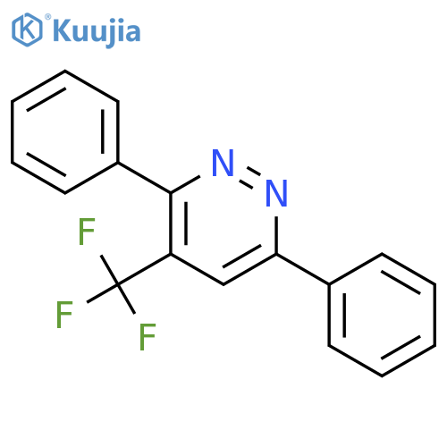 PYRIDAZINE, 3,6-DIPHENYL-4-(TRIFLUOROMETHYL)- structure