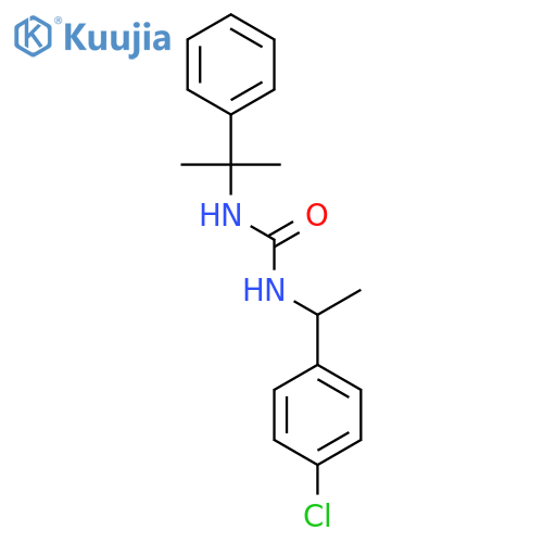 Urea, N-[1-(4-chlorophenyl)ethyl]-N'-(1-methyl-1-phenylethyl)- structure