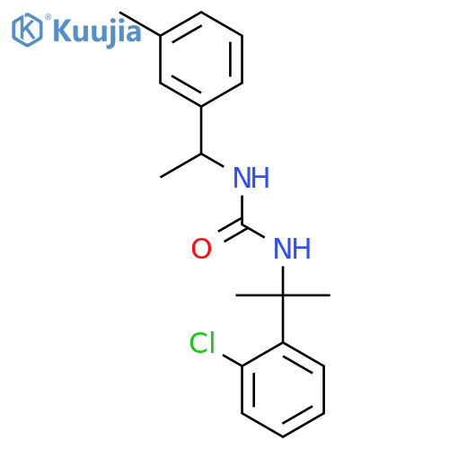 Urea, N-[1-(2-chlorophenyl)-1-methylethyl]-N'-[1-(3-methylphenyl)ethyl]- structure