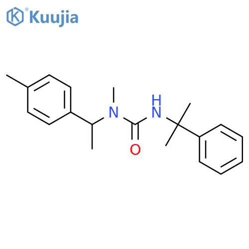 UREA, N-METHYL-N'-(1-METHYL-1-PHENYLETHYL)-N-[1-(4-METHYLPHENYL)ETHYL]- structure