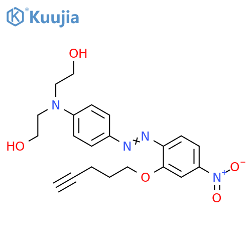 Ethanol,2,2'-[[4-[2-[4-nitro-2-(4-pentyn-1-yloxy)phenyl]diazenyl]phenyl]imino]bis- structure