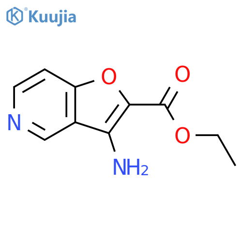 ethyl 3-aminofuro3,2-cpyridine-2-carboxylate structure