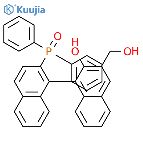 [1,1'-Binaphthalene]-3-methanol, 2'-(diphenylphosphinyl)-2-hydroxy- structure