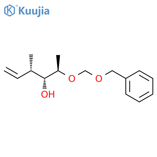 5-HEXEN-3-OL, 4-METHYL-2-[(PHENYLMETHOXY)METHOXY]-, (2R*,3R*,4S*)- structure