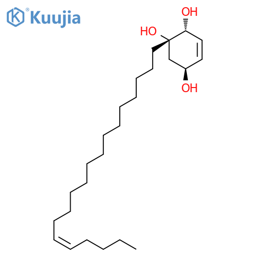 5-Cyclohexene-1,2,4-triol, 2-(14Z)-14-nonadecen-1-yl-, (1R,2S,4S)- structure