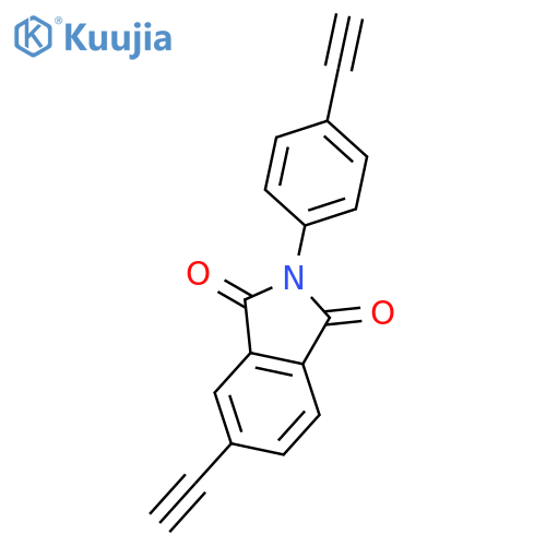 1H-Isoindole-1,3(2H)-dione, 5-ethynyl-2-(4-ethynylphenyl)- structure
