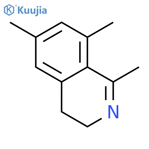 Isoquinoline, 3,4-dihydro-1,6,8-trimethyl- structure