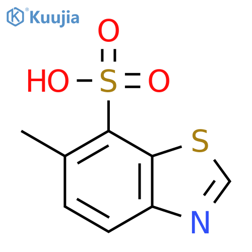 7-Benzothiazolesulfonic acid, 6-methyl- structure