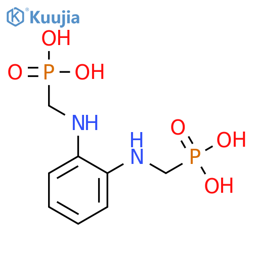 PHOSPHONIC ACID, [1,2-PHENYLENEBIS(IMINOMETHYLENE)]BIS- structure