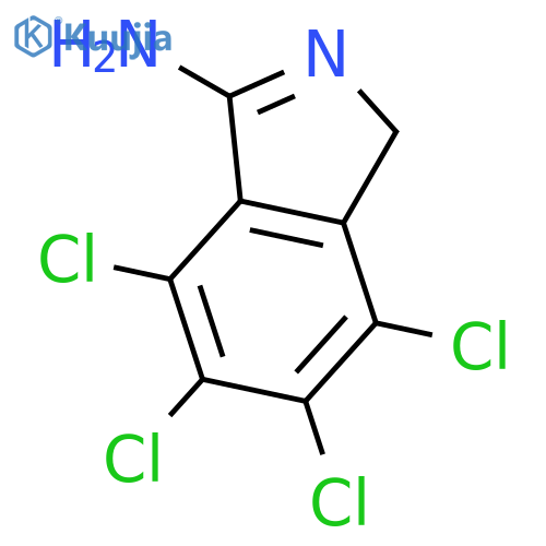 4,5,6,7-Tetrachloro-1H-isoindol-3-amine structure