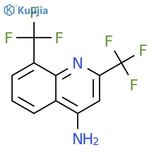 4-AMINO-2,8-BIS(TRIFLUOROMETHYL)-QUINOLINE structure