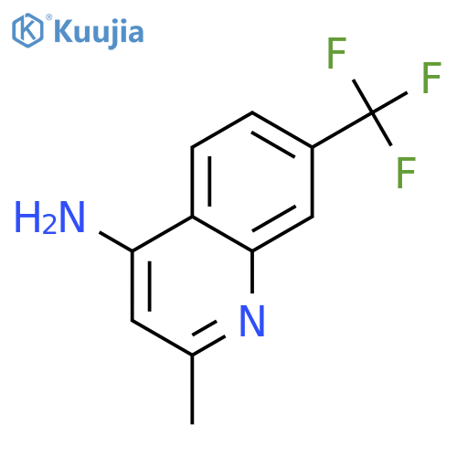 4-Amino-2-methyl-7-(trifluoromethyl)quinoline structure