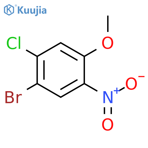4-Bromo-3-chloro-6-nitroanisole structure