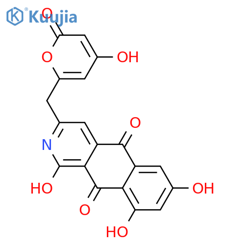 Antibiotic WJ 85; 5-Hydroxy, 5,10-quinone structure