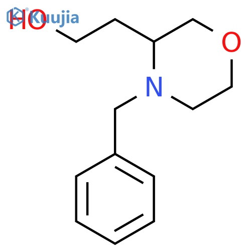 2-(4-benzylmorpholin-3-yl)ethanol structure