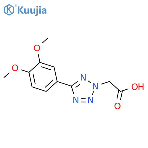 2-5-(3,4-Dimethoxyphenyl)-2H-1,2,3,4-tetrazol-2-ylacetic Acid structure