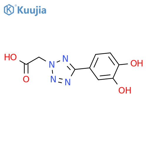 2H-Tetrazole-2-acetic acid, 5-(3,4-dihydroxyphenyl)- structure