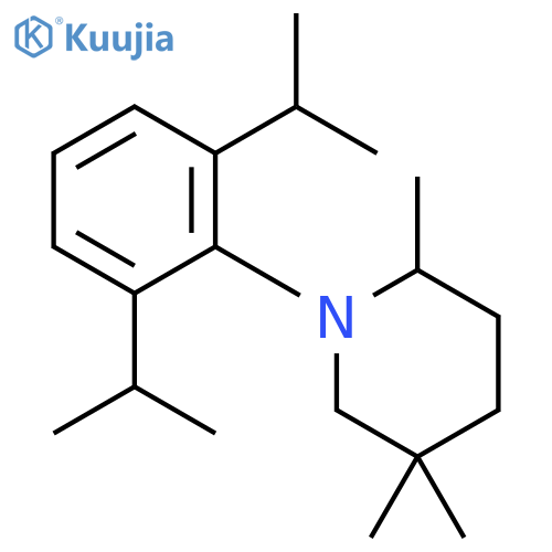 2-Piperidinylidene, 1-[2,6-bis(1-methylethyl)phenyl]-3,3,6-trimethyl- structure