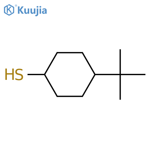 4-tert-butylcyclohexane-1-thiol, Mixture of diastereomers structure